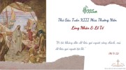 Suy niệm Thứ Sáu Tuần XIII Mùa Thường Niên