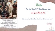 Suy niệm Thứ Hai Tuần XIV Mùa Thường Niên