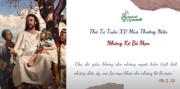 Suy niệm Thứ Tư Tuần XV Mùa Thường Niên