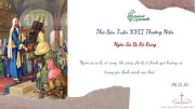 Suy niệm Thứ Sáu Tuần XVII Thường Niên