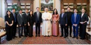 Hình: Đức Thánh Cha Lêô XIV tiếp Nhóm Công tác hỗn hợp Việt Nam – Tòa Thánh (@Vatican Media)