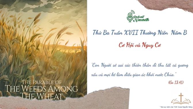 SUY NIỆM TIN MỪNG Thứ Ba Tuần 17 Thường Niên Năm B