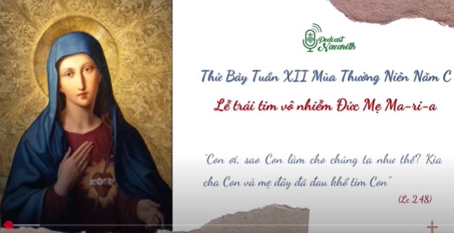 Suy niệm  Thứ Bảy Tuần XII Mùa Thường Niên