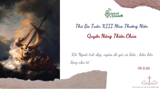 Suy niệm  Thứ Ba Tuần XIII Mùa Thường Niên