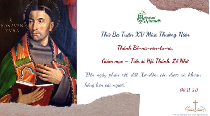 Suy niệm Thứ Ba Tuần XV Mùa Thường Niên