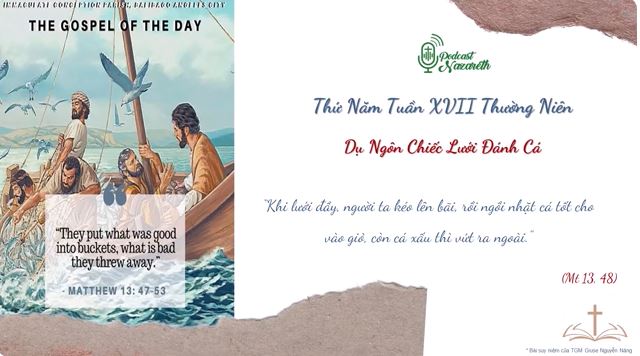Suy niệm Thứ Năm Tuần XVII Thường Niên