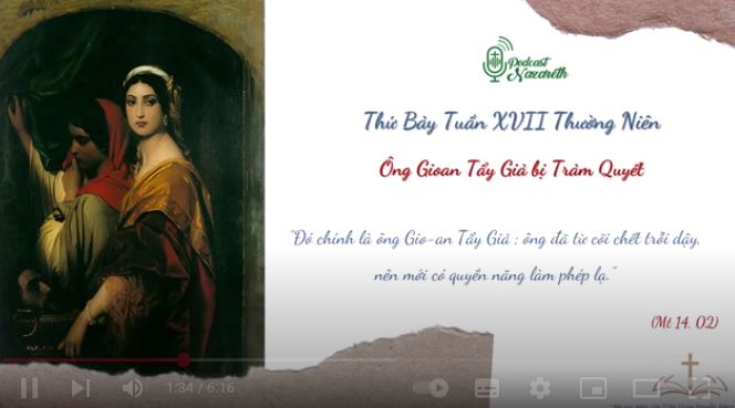 Suy niệm Thứ Bảy Tuần XVII Thường Niên