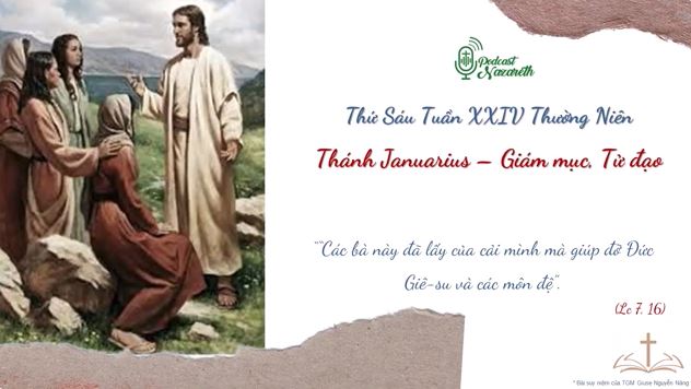 Suy niệm Thứ Sáu Tuần XXIV Thường Niên