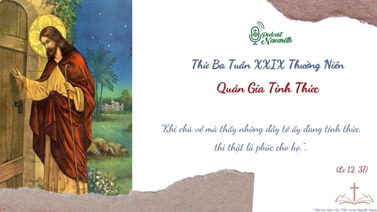 Suy niệm Thứ Ba Tuần XXIX Thường Niên