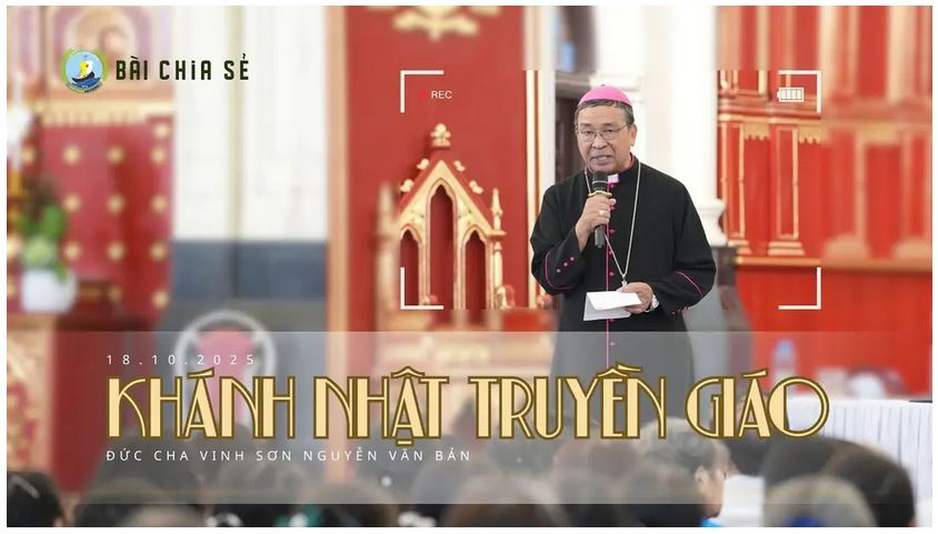 ĐỨC CHA VINHSƠN NGUYỄN VĂN BẢN CHIA SẺ TRONG NGÀY LỄ KHÁNH NHẬT TRUYỀN GIÁO