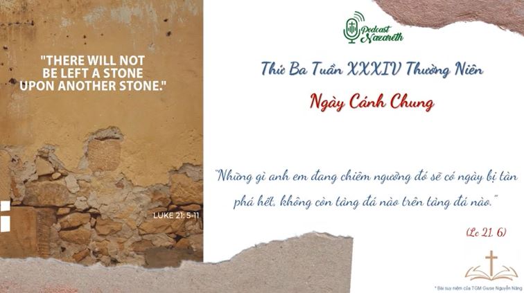 Suy niệm Thứ Ba Tuần XXXIV Thường Niên