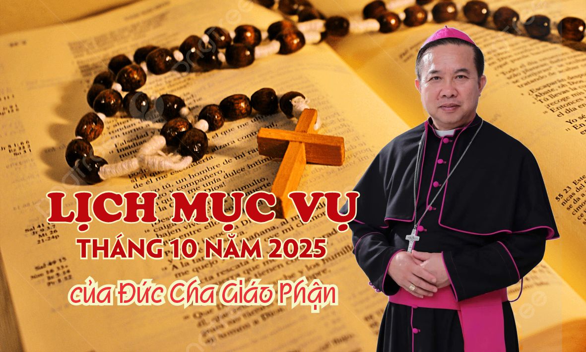 LỊCH MỤC VỤ THÁNG 10 CỦA ĐGM GIÁO PHẬN