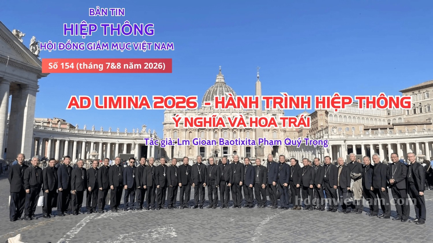 Bản tin Hiệp thông Hội Đồng Giám Mục VN
