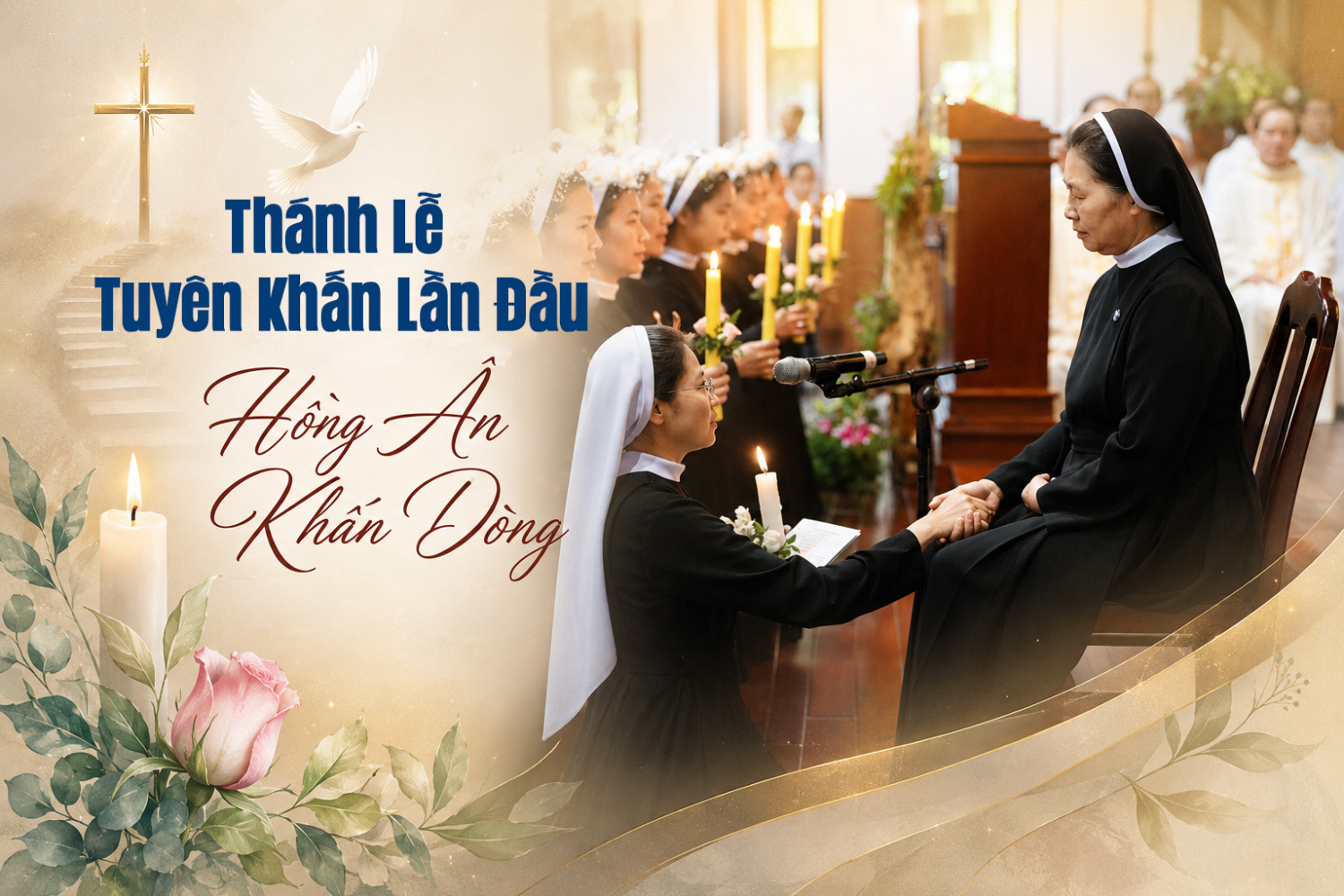Thánh Lễ Tuyên Khấn Lần Đầu - Mừng Ngân Khánh – Kim Khánh Khấn Dòng - 29.5.2026
