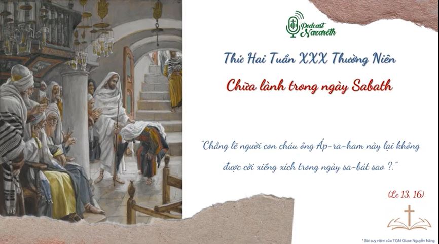 SUY NIỆM THỨ HAI TUẦN 30 THƯỜNG NIÊN