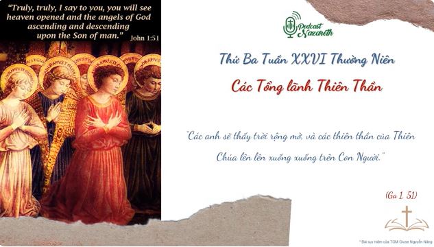 Thứ Ba Tuần XXVI Thường Niên - Các Tổng lãnh Thiên Thần