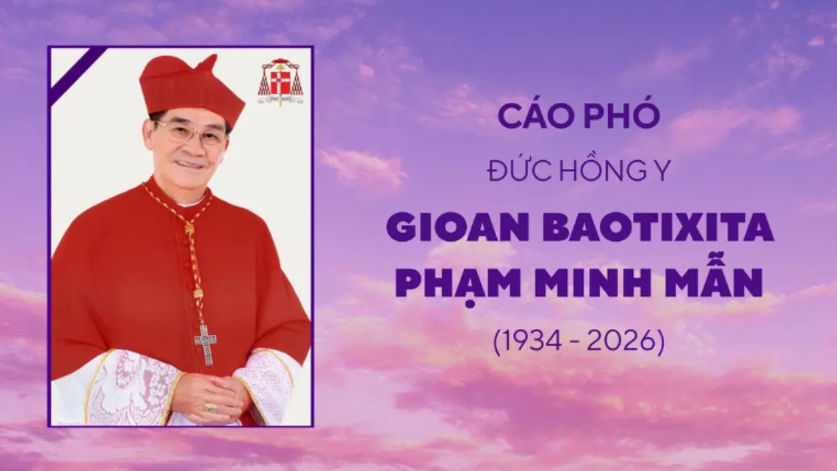 CÁO PHÓ ĐỨC HỒNG Y GIOAN BAOTIXITA PHẠM MINH MẪN