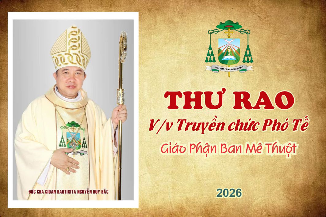 THƯ RAO V/v truyền chức Phó tế